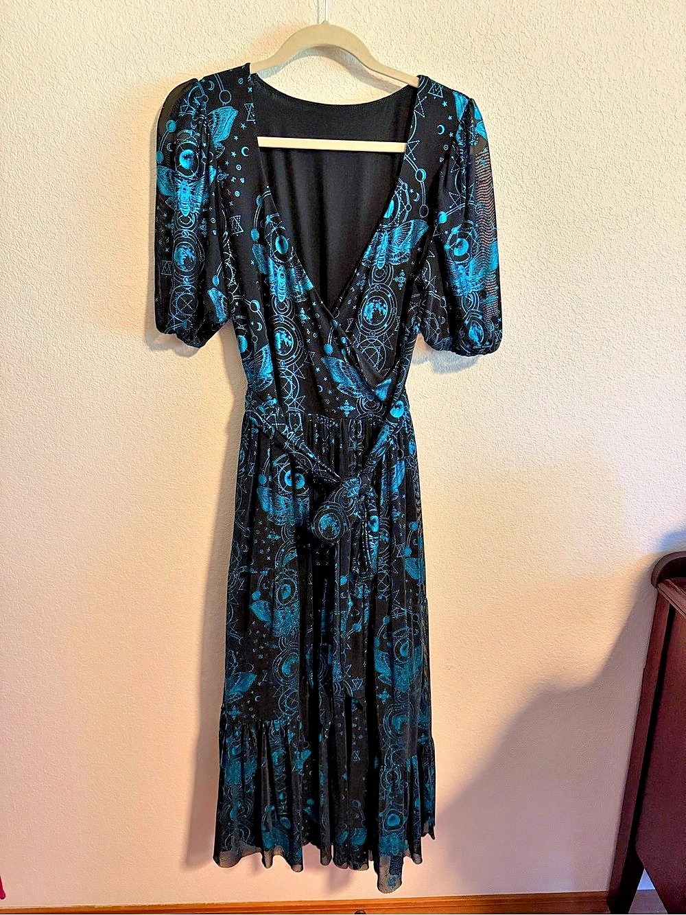 BlackMilk Sacred Moon Wrap Midmaxi Dress Size XL